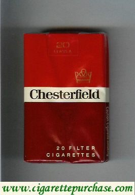 Chesterfield cigarettes filter